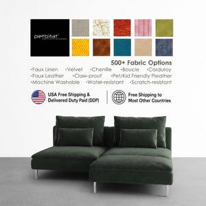 SODERHAMN Cover, Custom made cover for Soderhamn Sectional 3 Seat, Soderhamn Replacement Cover, Soderhamn Slipcover, Couch Cover