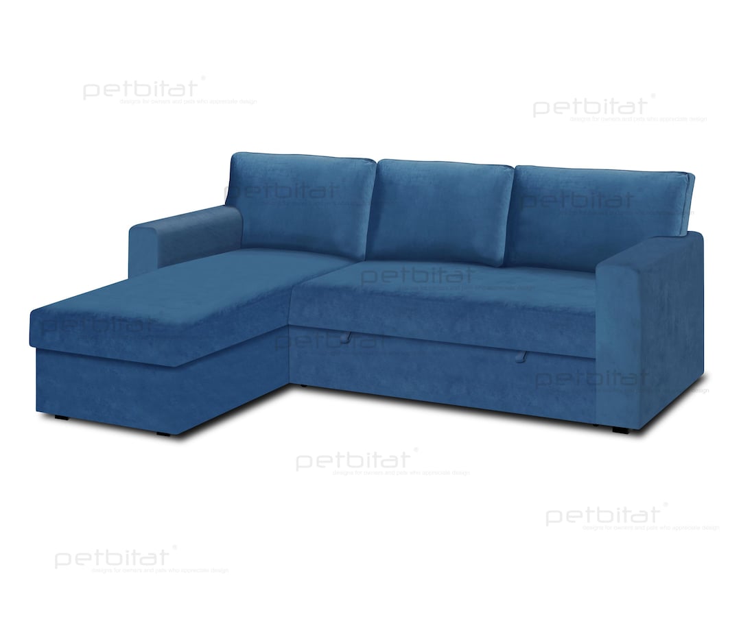 Copridivano Elasticizzato Earthworks Deluxe Terry – Senza Foro, Navy, Universale Per Divani E Tavoli