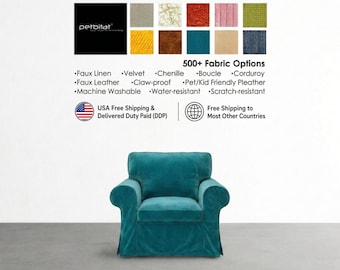Ektorp Armchair Cover, Custom made covers to fit Ektorp Armchair, Ektorp Slipcover, Ektorp Chair Cover, Ektorp Armchair Cover
