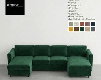 Vimle Cover, Custom made cover to fit Vimle 3 Seat Sofa-bed with Two Chaise Lounges, Vimle Replacement Cover, Vimle Slipcover