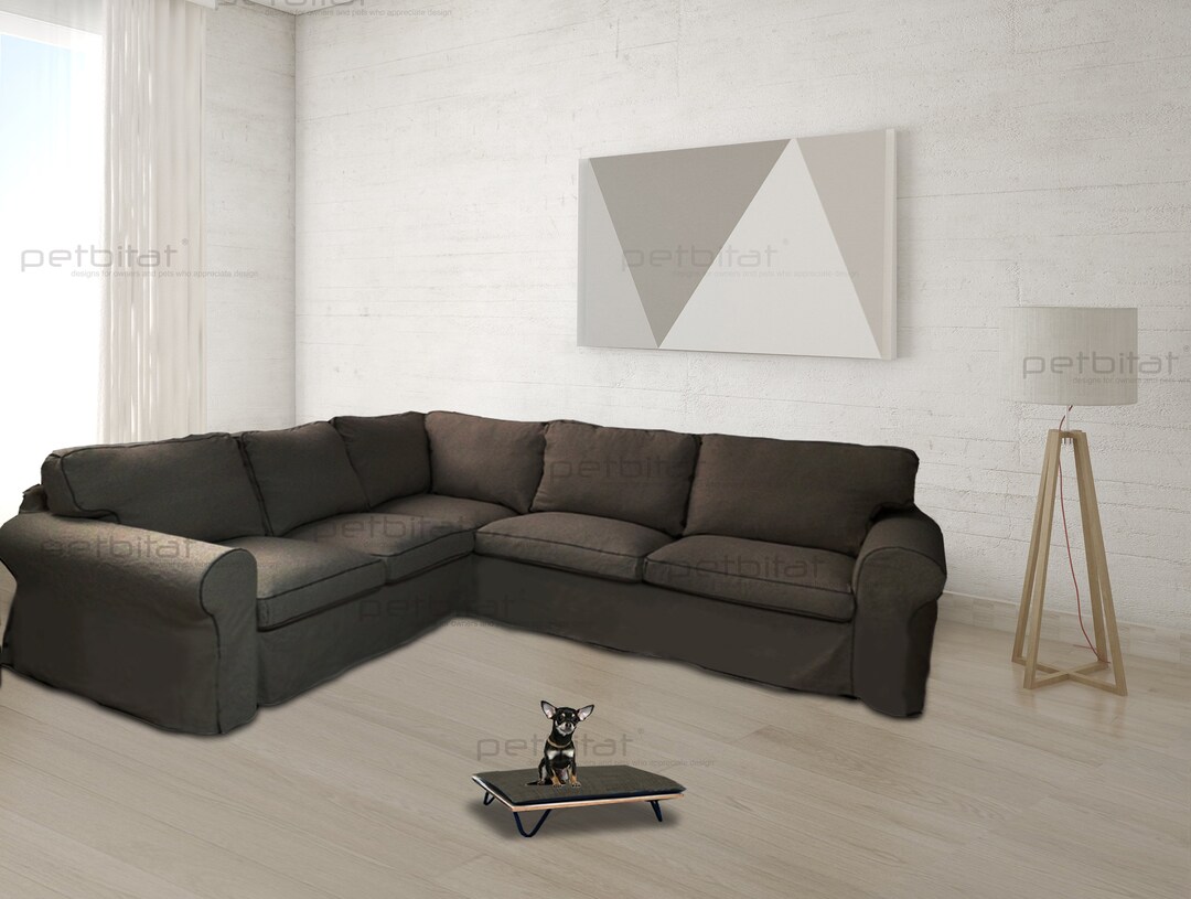 Slipcover for Ektorp 22 Seat Sectional Sofa Cover, Custom Made Covers