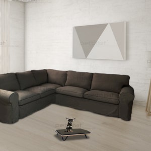 Slipcover for Ektorp 2+2 Seat Sectional Sofa Cover, Custom made covers to fit Ektorp 2+2 Seat Sectional Sofa