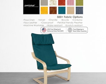 Poang Cover, Poang Chair Cover, Poang Slipcover, Poang Chair Slipcover, Poang Replacement Cover, Custom Made