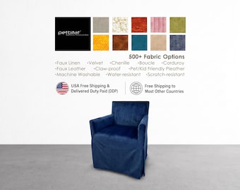 Marenas Armchair Cover, Custom made cover to fit Marenas Armchair, Marenas Long-skirt cover, Marenas, Replacement Cover, Slipcover