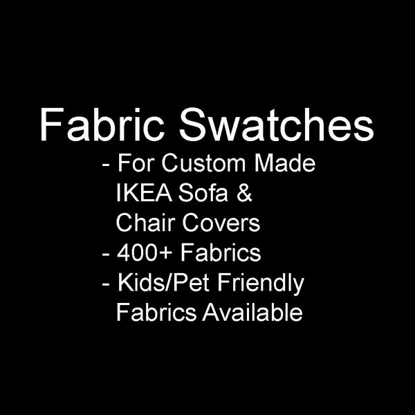 Fabric Swatches for Custom Sofa Cover, Ikea Friheten, Ektorp, Kivik, Soderhamn, Karlstad, Vimle, Finnala, Poang, Nockeby, Uppland etc.