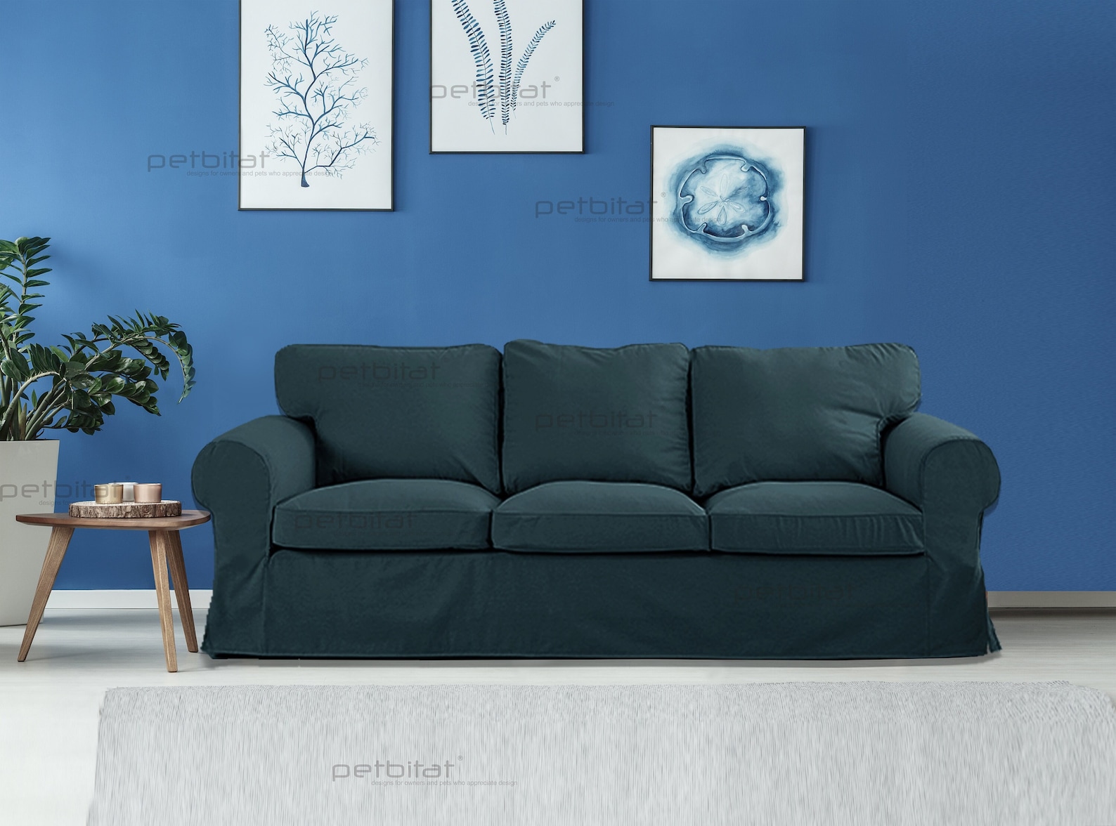 Ektorp Sofa Cover Custom Made Covers Ektorp 3 Seat Sofa Etsy UK