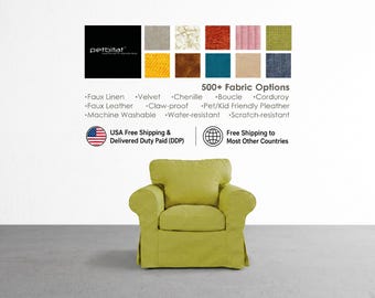 Ektorp Armchair Cover, Custom made covers to fit Ektorp Armchair, Ektorp Slipcover, Ektorp Chair Cover, Ektorp Armchair Cover