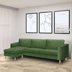 Covers for PARUP 3-Seat with Chaise Sofa Cover, Custom covers to fit PARUP 3-Seat with Chaise Sofa, Parup Sofa Slipcover
