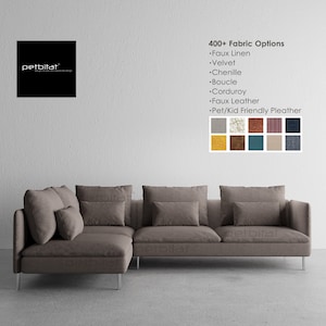 SODERHAMN Cover, Custom covers to fit SODERHAMN Corner Sofa 4-Seat With Open End, SODERHAMN Sectional Covers, Handmade Covers, Slipcovers