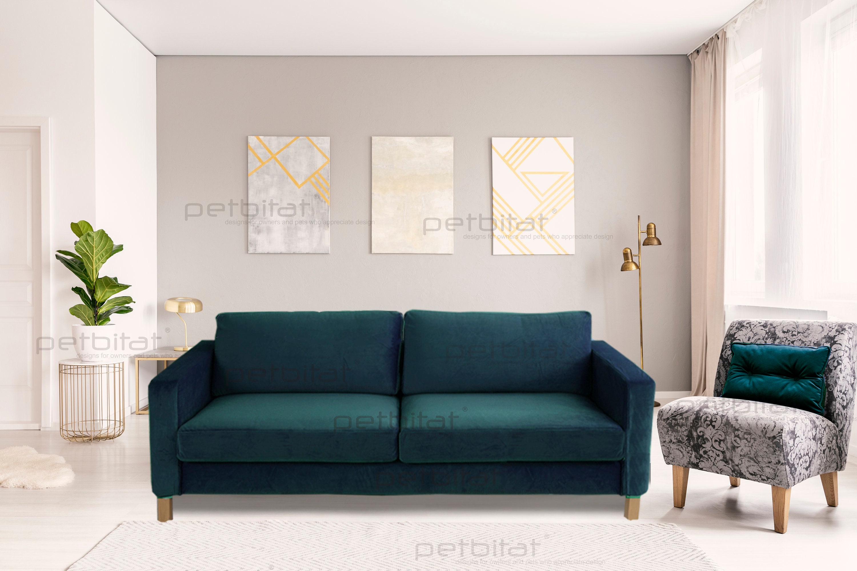 Ikea Karlstad 3 Seat Sofa Cover Ikea Karlstad Replacement Etsy