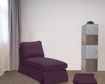 Cover for Ektorp Chaise Lounge Without Arm Cover, Custom Made