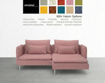 SODERHAMN Cover, Custom made cover for Soderhamn Sectional 3 Seat, Soderhamn Replacement Cover, Soderhamn Slipcover, Couch Cover