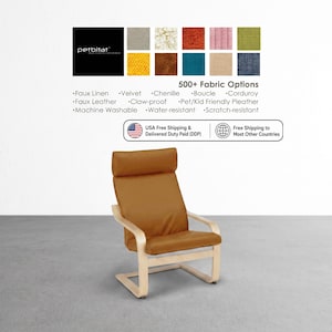 Poang Cover, Poang Chair Cover, Poang Slipcover, Poang Chair Slipcover, Poang Replacement Cover, Custom Made