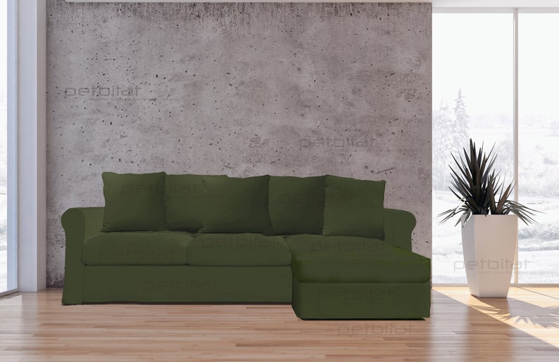 Gronlid Cover Ikea Gronlid 3 Seat Sofa W/ Chaise Cover Etsy