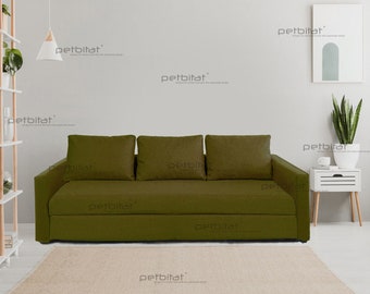 IKEA Friheten 3人掛けソファベッド用カスタムメイドカバー - Etsy 日本