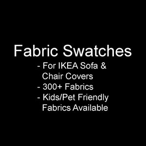 Fabric Swatches for Custom Sofa Cover, Ikea Friheten, Ektorp, Kivik, Soderhamn, Karlstad, Vimle, Finnala, Poang, Nockeby, Uppland etc. image 1