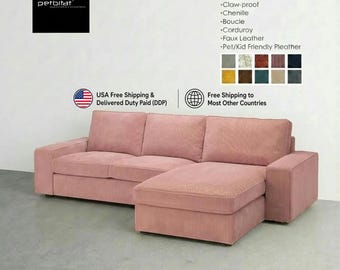 IKEA Kivik 3 シート 寝椅子カバー付き、Kivik 交換用カバー、Ikea