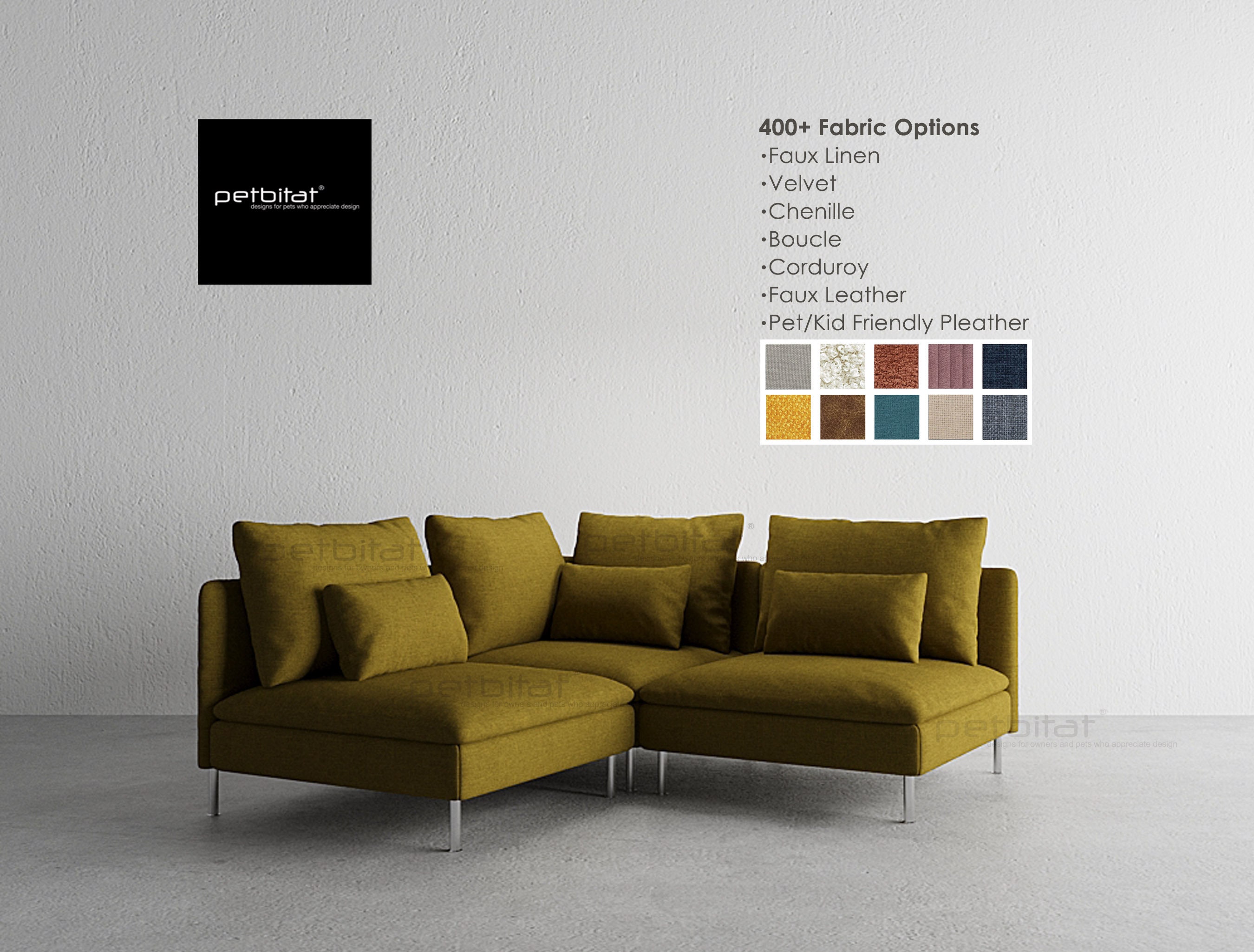 SODERHAMN Cover, Custom Covers to Fit SODERHAMN Sectional 3-seat