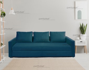 Frihetenソファベッドカバー　ダークグリーン Amazon｜BACoverZone ソファカバーだけ！ フリーヘーテン 3人掛け