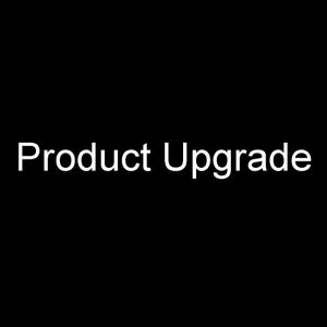 Peut inclure: Texte "Product Upgrade" en blanc sur fond noir.