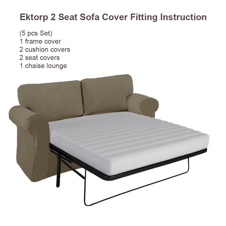Ikea Ektorp 2 Seat Sofa Bed Cover Ikea Ektorp Slipcover Ikea Etsy