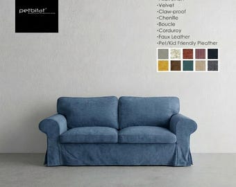 Ektorp 2人掛けソファカバーセット、カスタムメイドカバー、IKEA