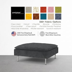 Soderhamn Ottoman Cover, Custom made cover to fit Soderhamn, Soderhamn Footstool Cover, Soderhamn Replacement Cover, Soderhamn Slipcover