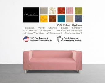 Klippan Cover, Custom made covers to fit Klippan Sofa or ottoman,  Klippan Replacement Cover, Klippan Sofa or Ottoman Cover, Slipcover
