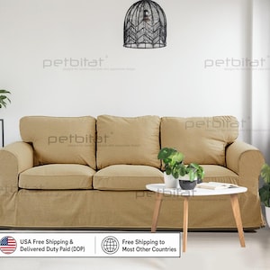 Ektorp Cover, Custom made covers to fit Ektorp 3 Seat Sofa Cover, Ektorp Slipcover, Ektorp Replacement Cover, Ektorp Slipcover, Sofa Cover