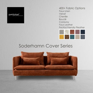 Soderhamn Cover, Custom made Soderhamn 3 Seat sofa, Soderhamn Sectional Sofa Cover, Soderhamn Replacement Cover, Soderhamn, Green Soderhamn image 1