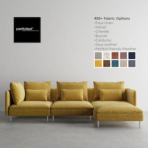 SODERHAMN Cover, SODERHAMN 4-seat sofa with chaise longue, Custom cover to fit SODERHAMN 4-seat sofa with chaise longue, Replacement Cover