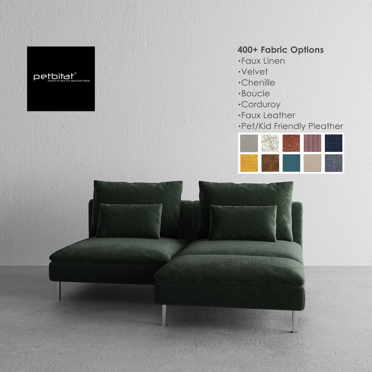 Custom Made Cover for Soderhamn Sectional