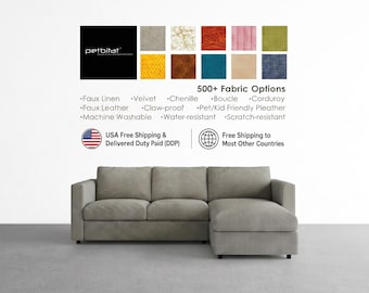 FINNALA Cover, Custom Cover to fit FINNALA Sofa with Chaise, FINNALA 3 Seat Sofa with Chaise Cover, Finnala Slipcover, Replacement Cover