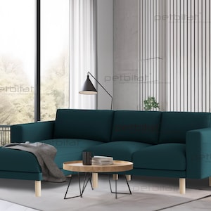 NORSBORG Cover, NORSBORG 3 Seat w/Chaise Cover, Customer Made NORSBORG Replacement Cover, Norsborg Slipcover, Norsborg