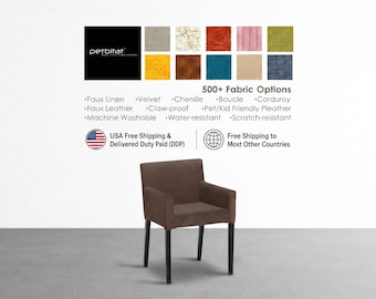 NILS Chair Cover, Custom made cover to fit NILS Chair, Nils Slipcover, Nils Armchair Cover, Nils Dining Chair, Replacement Cover, Slipover