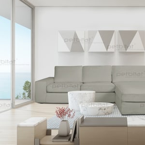 Kivik 4 Seat with Chaise Cover, Kivik Replacement Cover, Kivik Slipcover, Kivik Cover, Kivik Sofa Cover, Kivik Cover