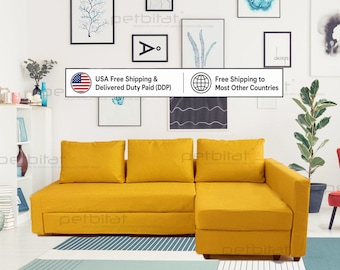 FRIHETEN Corner Sofa Cover, Custom Made Cover to fit Friheten Corner Sofa Cover, Friheten Cover, Friheten Slipcover