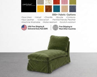 Cover for Ektorp Chaise Lounge without Arm Cover, Custom made cover to fit Ektorp Chaise Lounge without Arm, Ektorp Chaise Slipcover, Ektorp