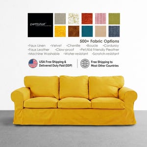 Ektorp Cover, Custom made covers to fit Ektorp 3 Seat Sofa Cover, Ektorp Slipcover, Ektorp Replacement Cover, Ektorp Slipcover, Sofa Cover