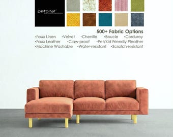 NORSBORG 3 Seat w/Chaise Cover, Customer Made NORSBORG Replacement Cover, Replacement Cover, Slipcover