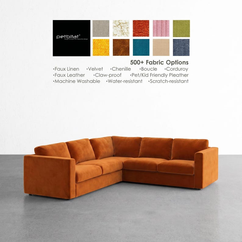 FINNALA Sectional, 4-seat corner sofa cover, Custom Made covers to fit FINNALA Sectional, 4-seat corner, Replacement Slipcover