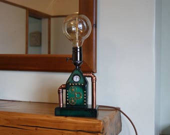 Hand Made Steampunk Lamp