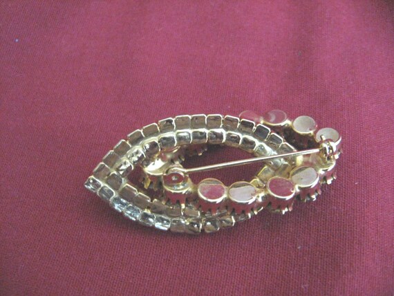 Geometric Swarovski Brooch, Aurora Borealis Rhine… - image 4