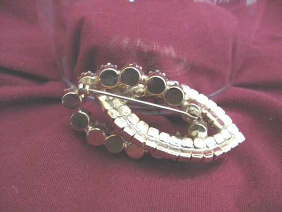 Geometric Swarovski Brooch, Aurora Borealis Rhine… - image 5