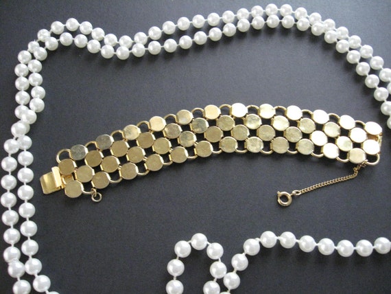 Chain Link Cuff Bracelet - image 2