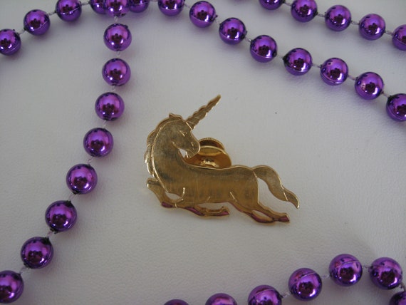 Avon Unicorn Brooch Lapel Pin - image 1