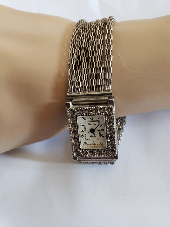 Vtg Ronica Victorian Deco Ladies Wrist Watch - image 2