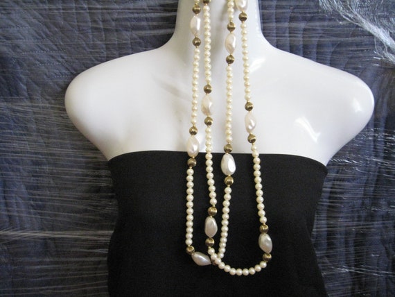 BAROQUE PEARL Opera Necklace - image 5