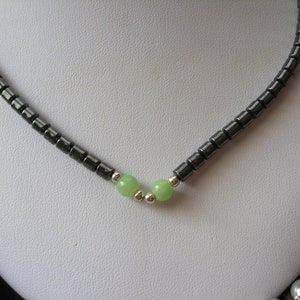 Hematite Jade Necklace