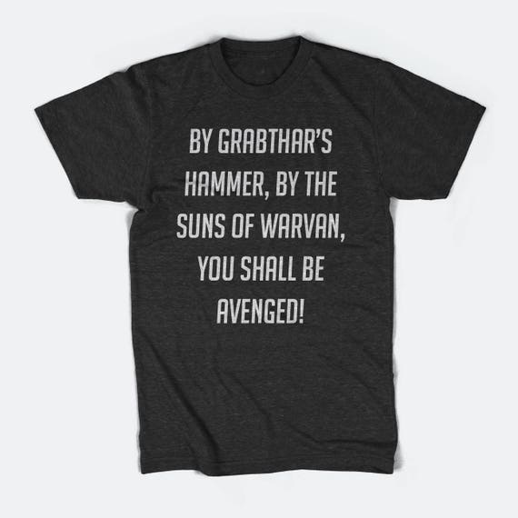 Gifts For Sci Fi Lovers Galaxy Quest By Grabthar's Hammer Stcker